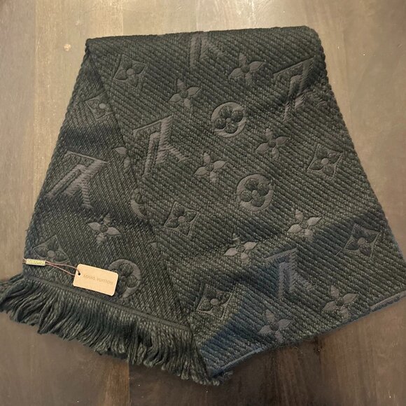 Louis Vuitton Accessories - Louis Vuitton Black Monogram Scarf NWT